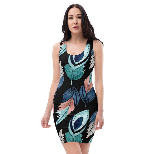 Hippo - All over print Bodycon dress - Hippo