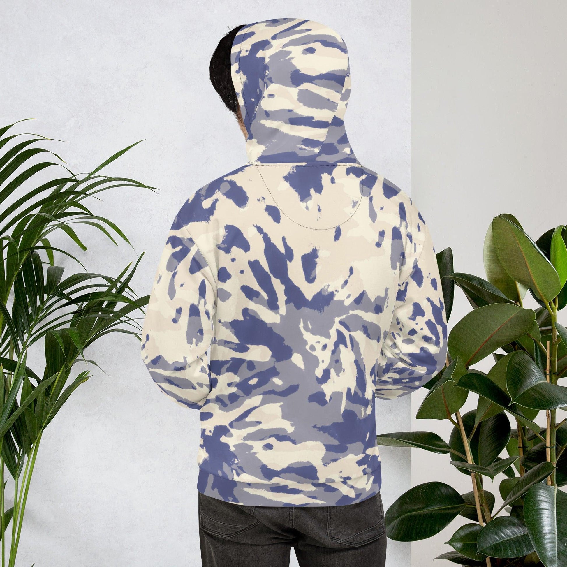 Hippo - Men's Printed Hoodie - Hippo