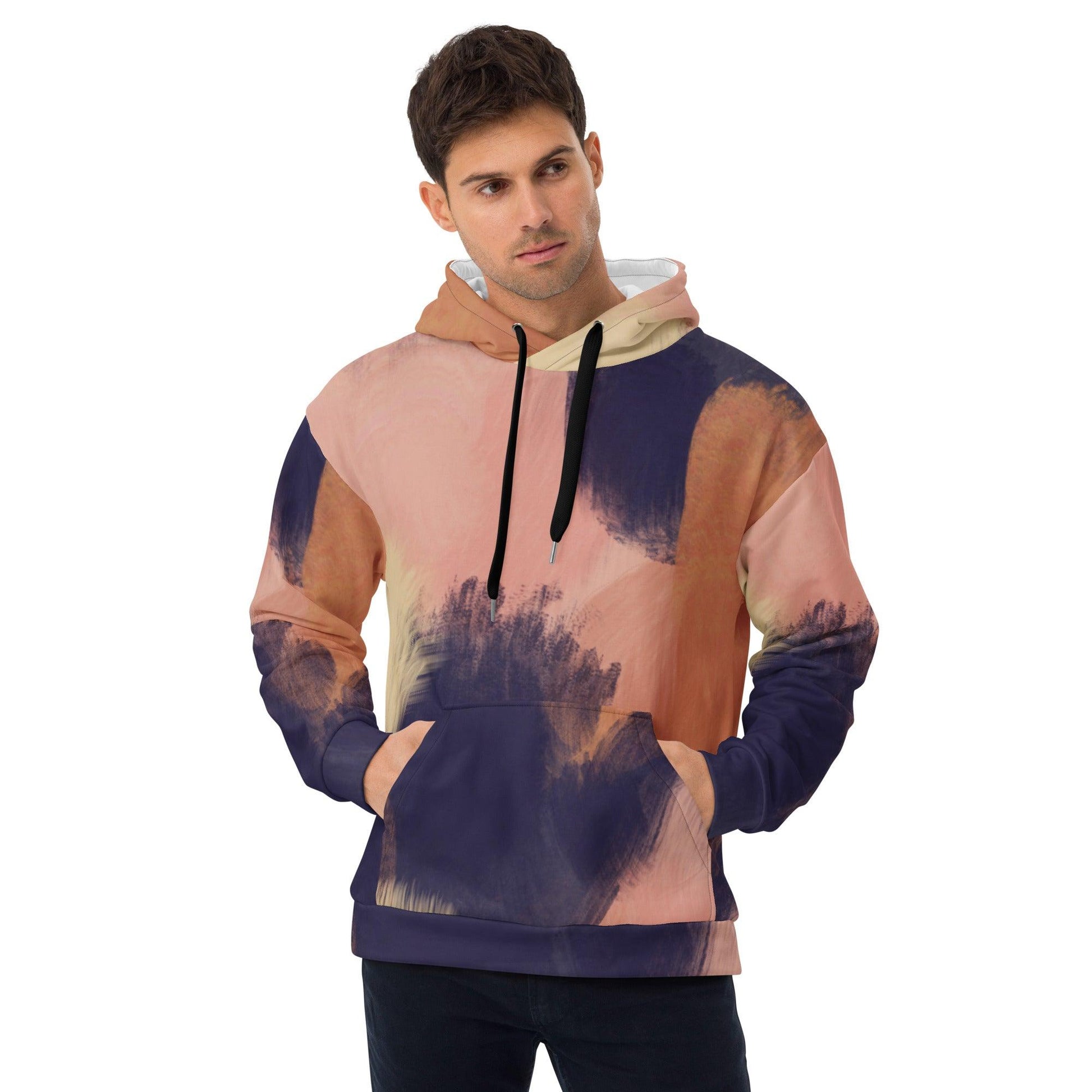 Hippo - Men's Printed Hoodie - Hippo