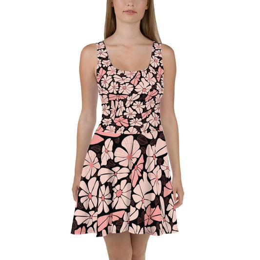 Hippo - All over print Skater Dress - Hippo