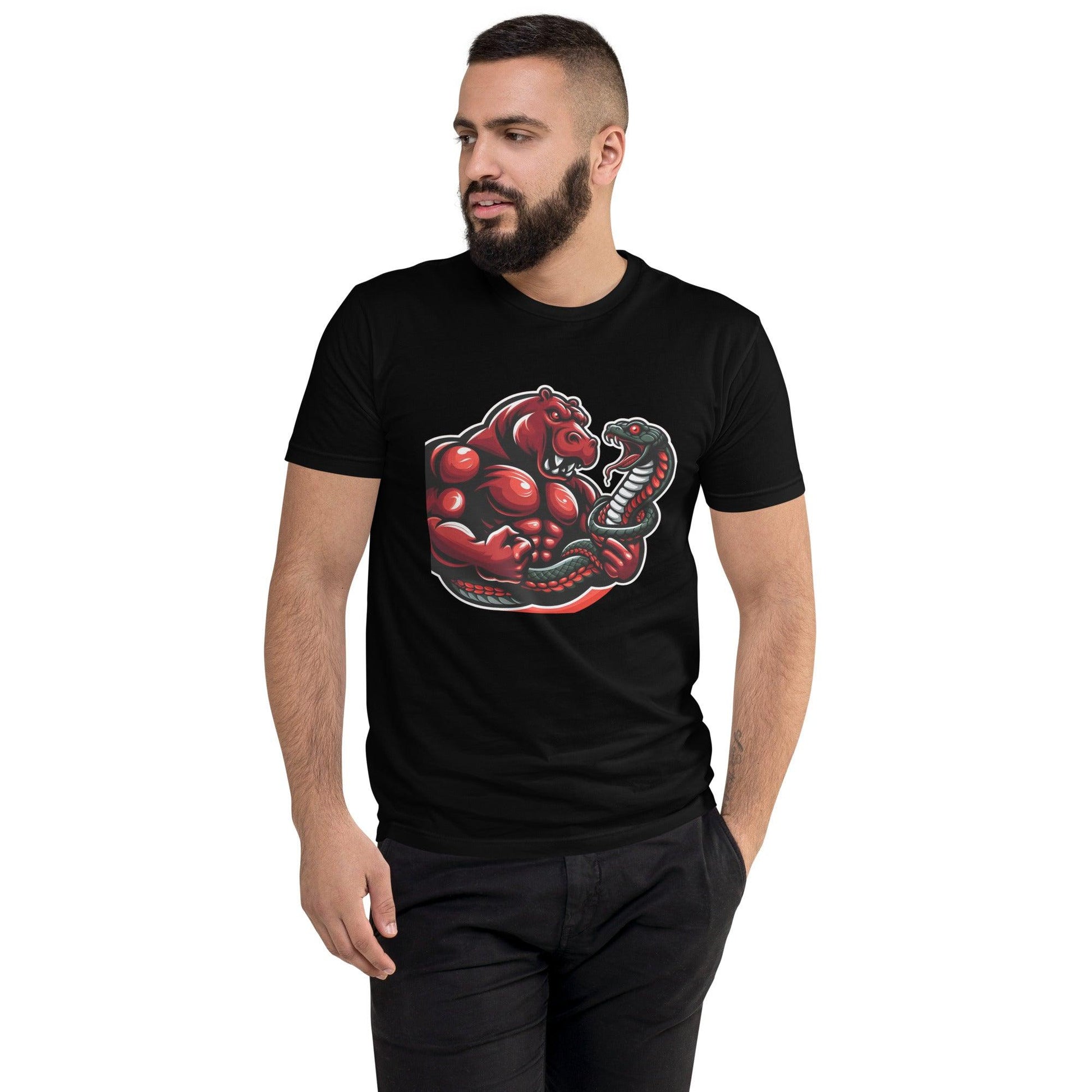 Hippo - Men's premium graphic t-shirt - Hippo