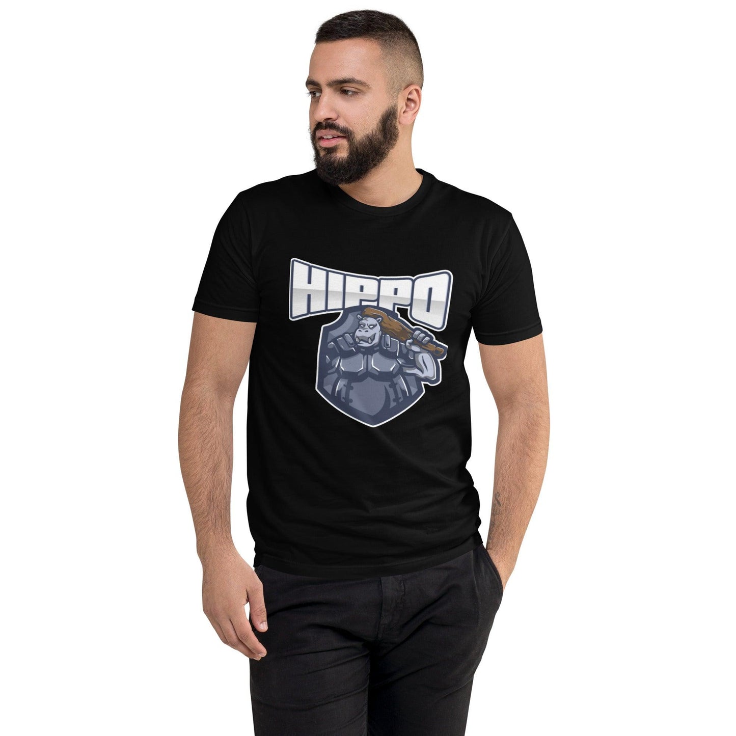 Hippo - Men's premium graphic t-shirt - Hippo