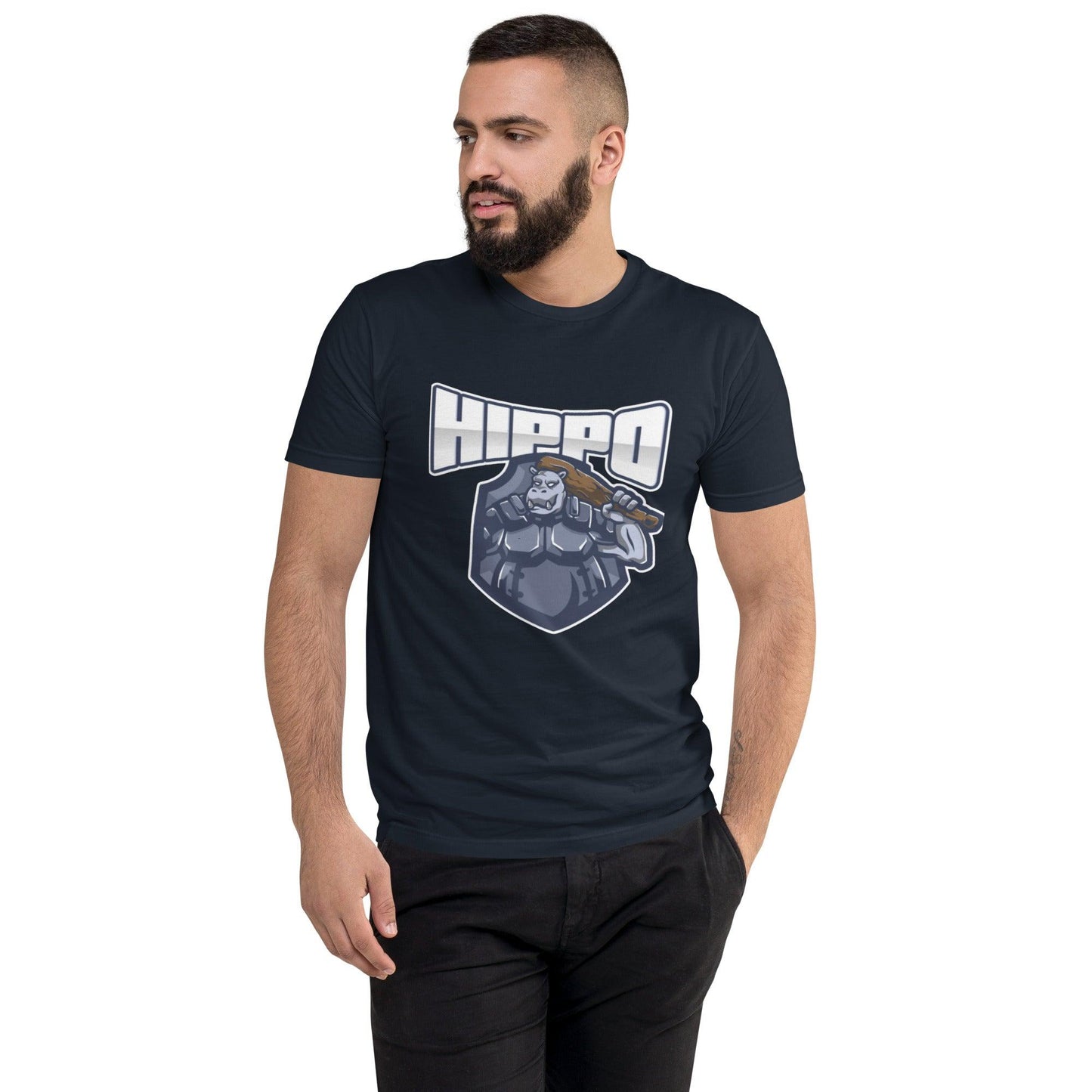 Hippo - Men's premium graphic t-shirt - Hippo