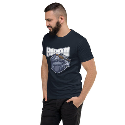 Hippo - Men's premium graphic t-shirt - Hippo