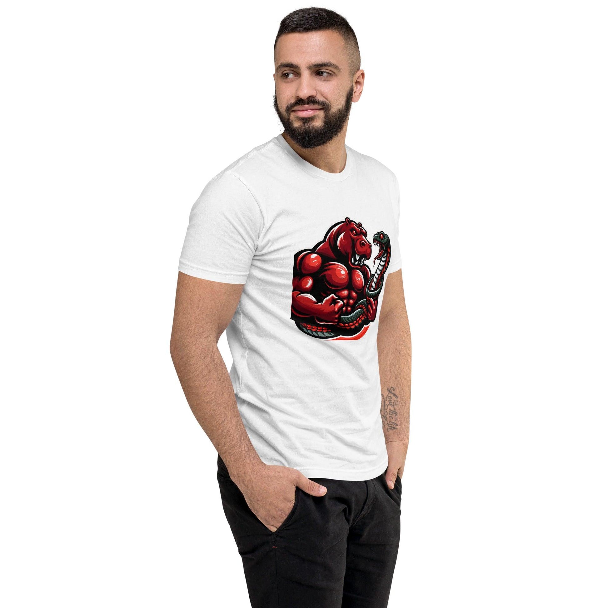 Hippo - Men's premium graphic t-shirt - Hippo