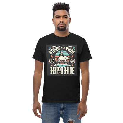 Hippo - Men's graphic premium t-shirt - Hippo