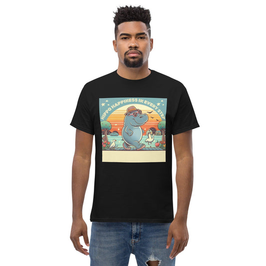 Hippo - Men's premium graphic t-shirt - Hippo