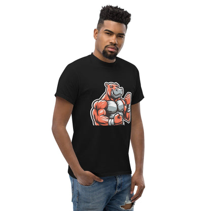 Hippo - Men's premium graphic t-shirt - Hippo