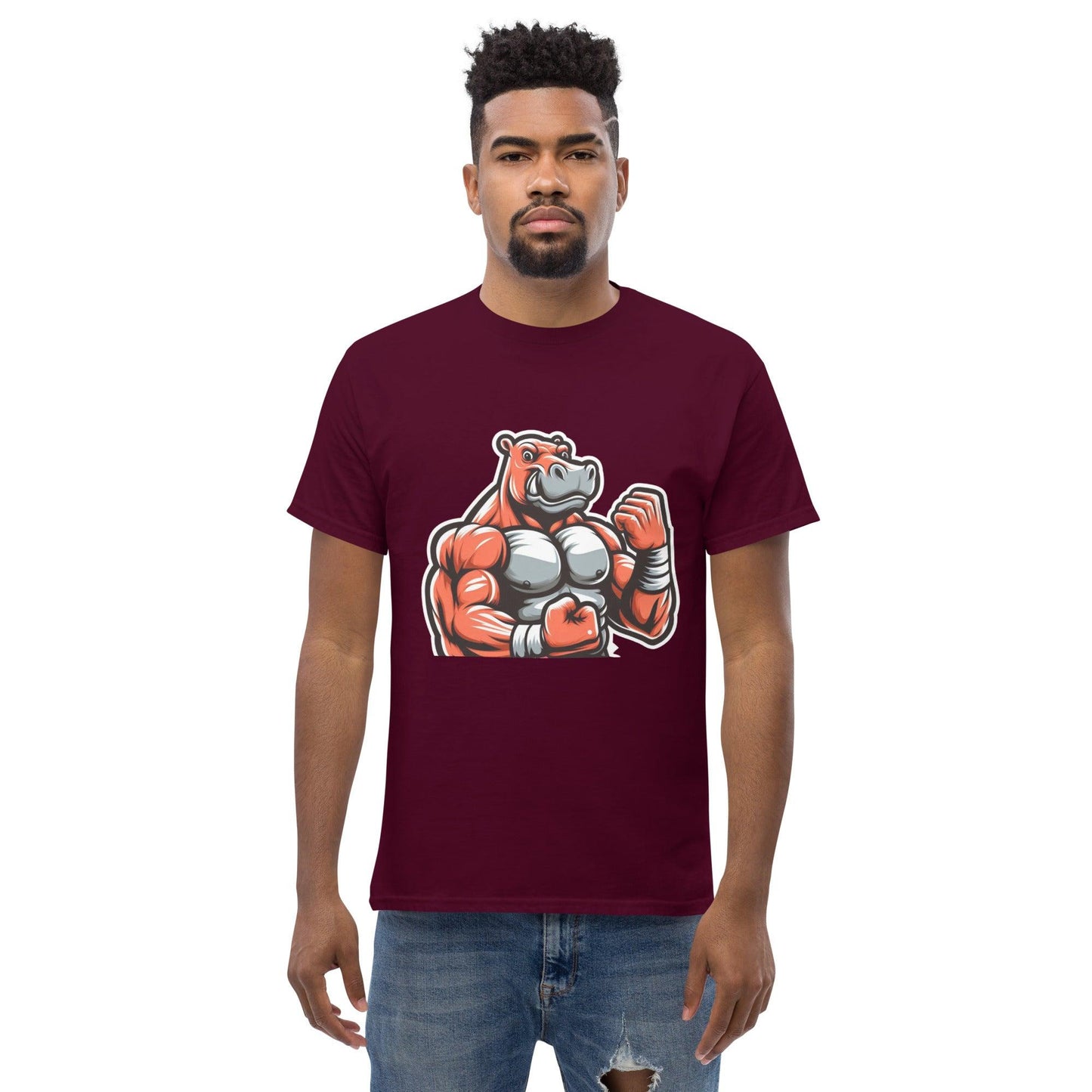 Hippo - Men's premium graphic t-shirt - Hippo