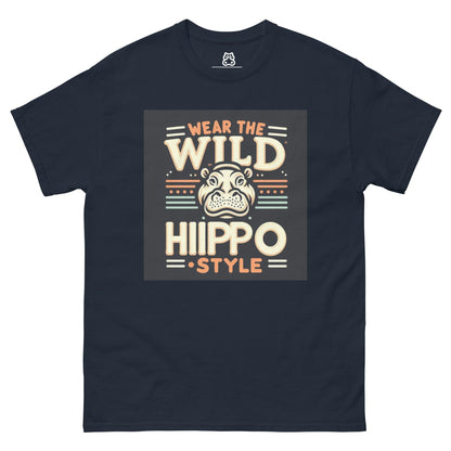 Hippo - Women's wear the wild hippo style graphic premium t-shirt - Hippo