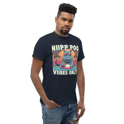 Hippo - Men's premium graphic t-shirt - Hippo