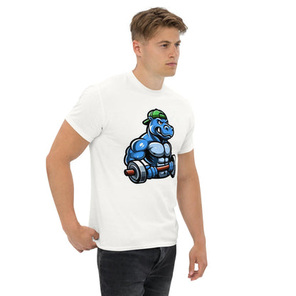 Hippo - Men's gym premium graphic t-shirt - Hippo