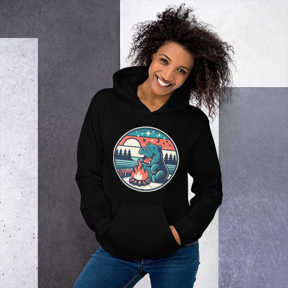 Hippo - Women's Graphic Hoodie - Hippo