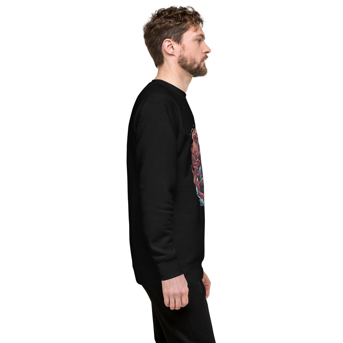 Hippo - Men's Graphic Sweatshirt - Hippo