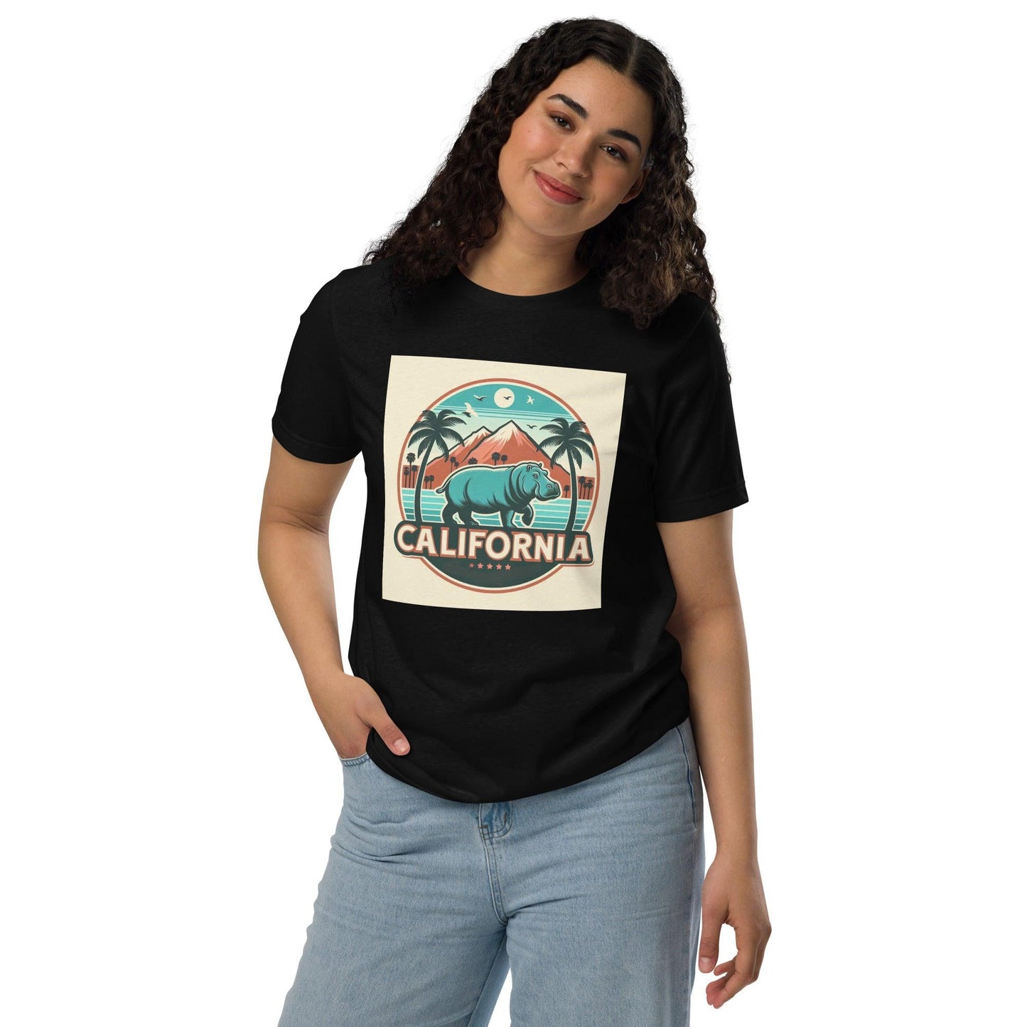 Hippo - Women's California staple eco t-shirt - Hippo