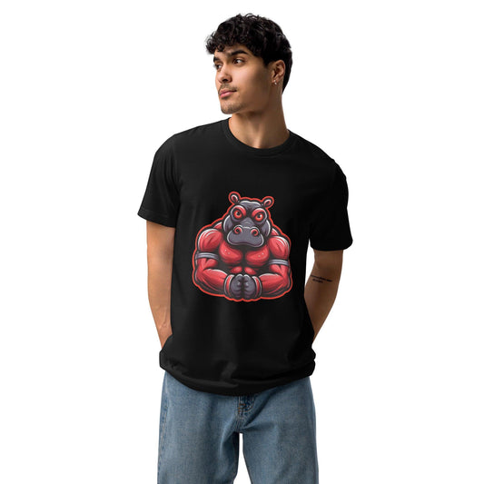 Hippo - Men's premium graphic t-shirt - Hippo