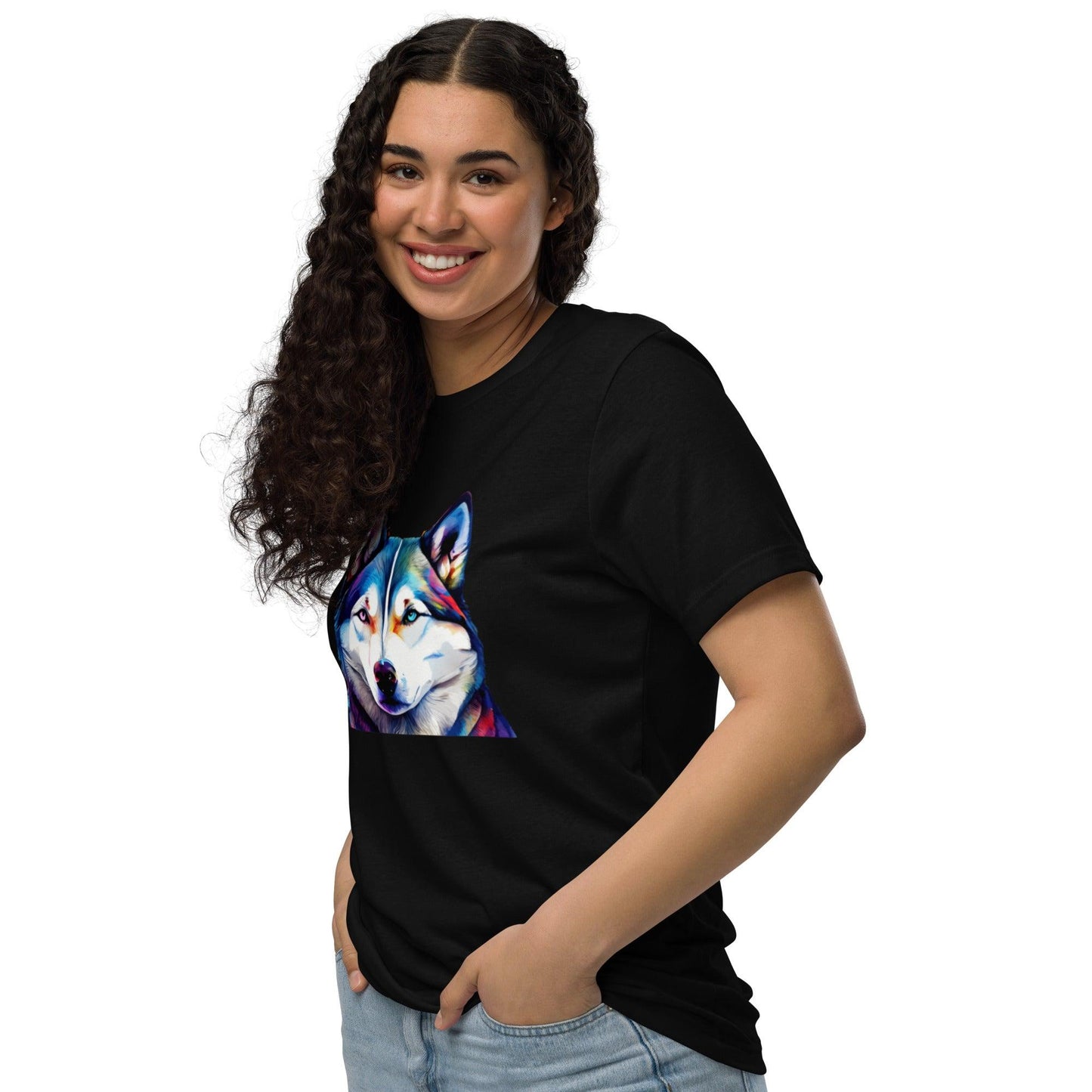 Hippo - women husky graphic staple eco t-shirt - Hippo