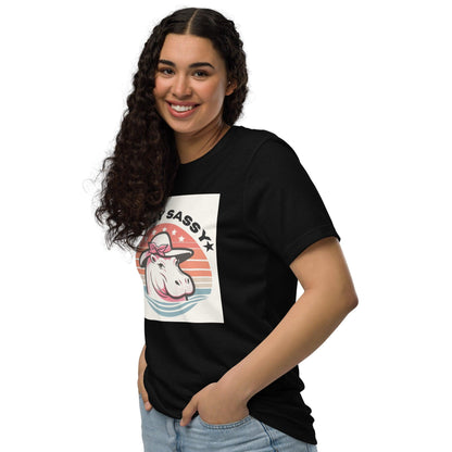 Hippo - Women Stay Sassy staple eco t-shirt - Hippo