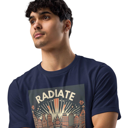 Hippo - Radiate Positivity staple eco t-shirt - Hippo