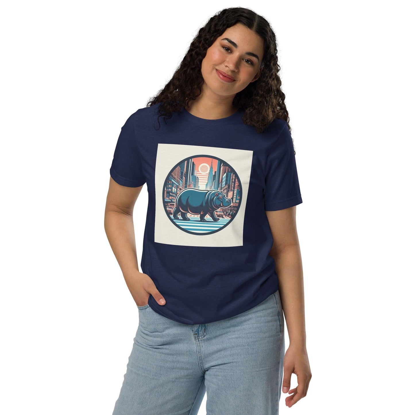 Hippo - Women's New York staple eco t-shirt - Hippo