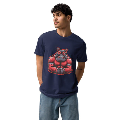 Hippo - Men's premium graphic t-shirt - Hippo