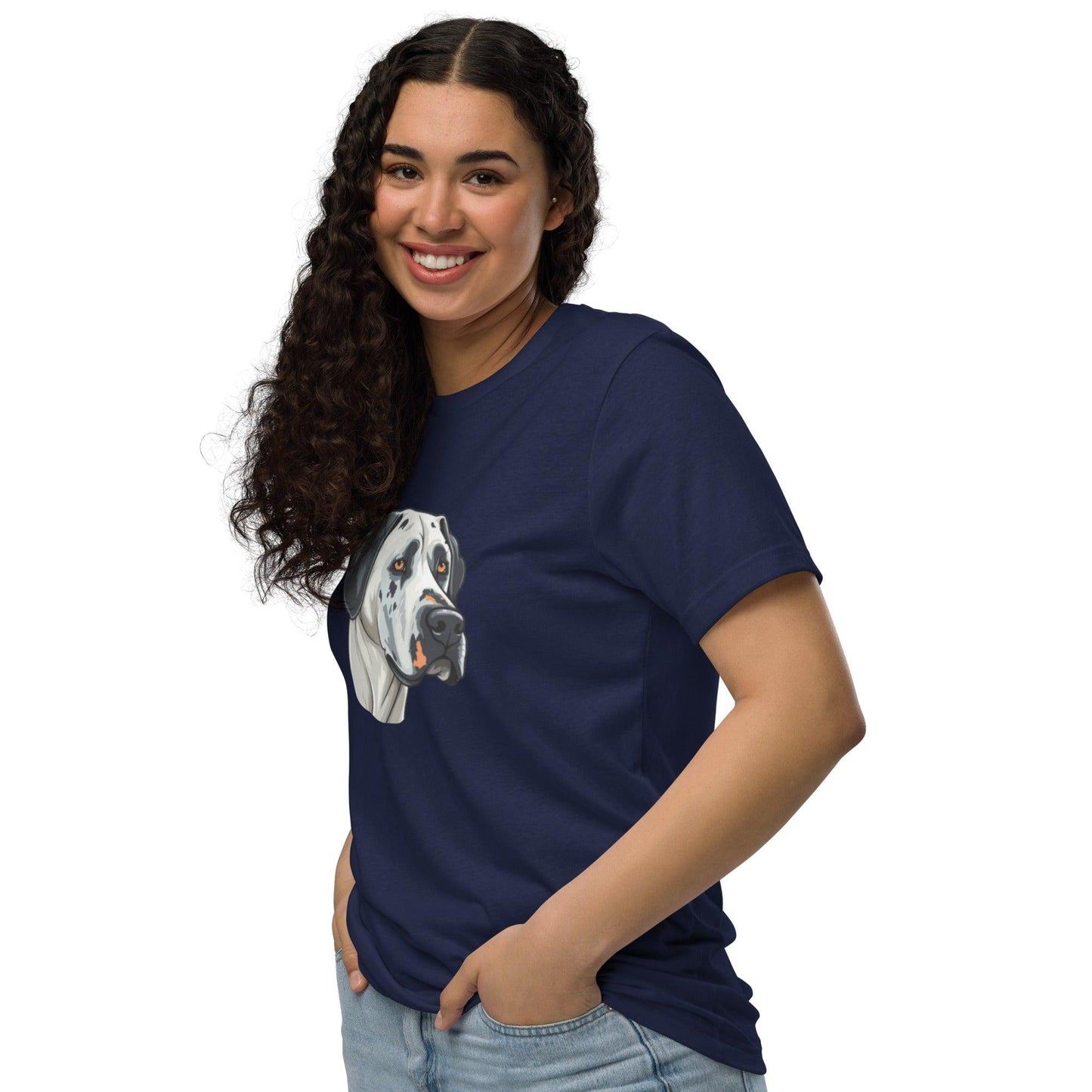 Hippo – Women’s dog graphic staple eco t-shirt - Hippo