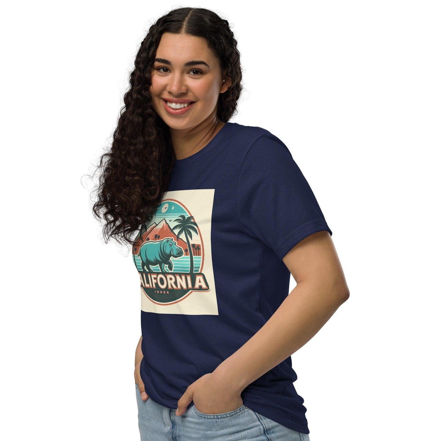 Hippo - Women's California staple eco t-shirt - Hippo