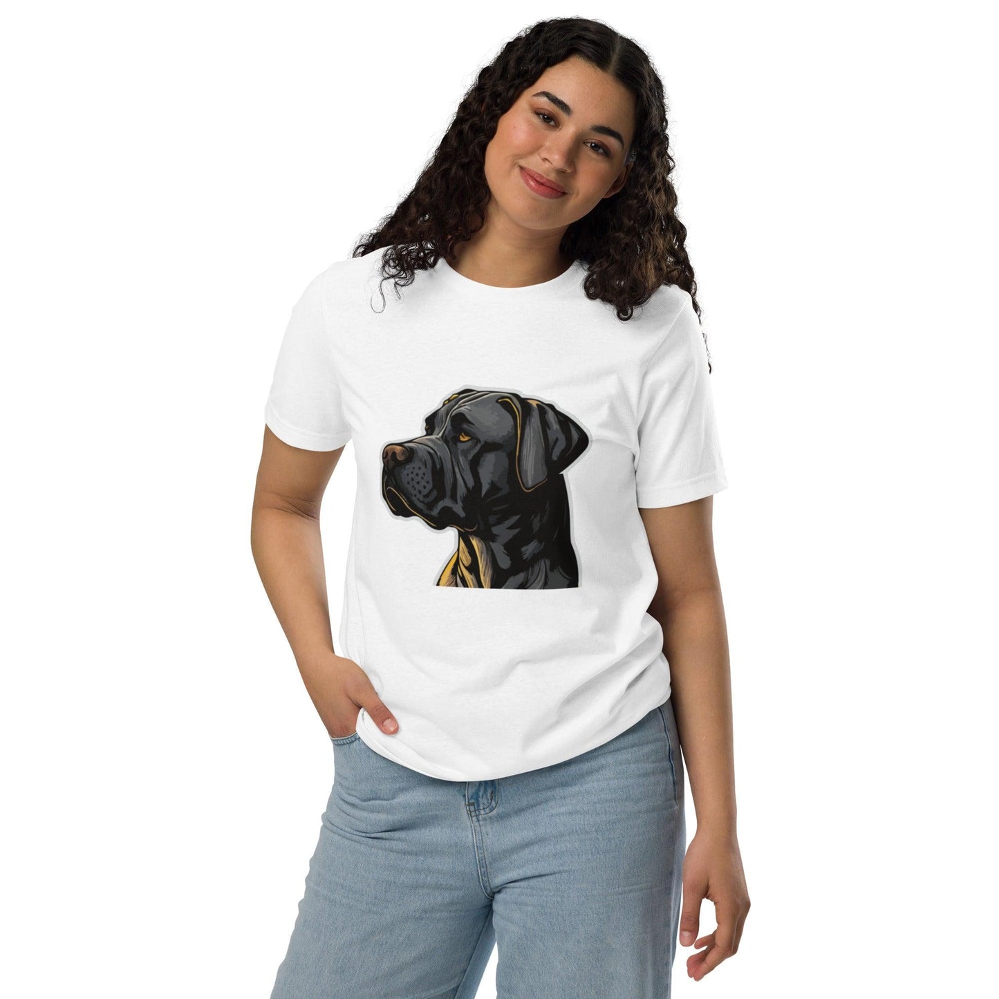 Hippo – Women dog graphic staple eco t-shirt - Hippo