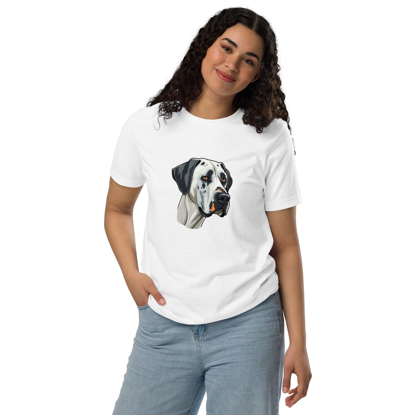 Hippo – Women’s dog graphic staple eco t-shirt - Hippo