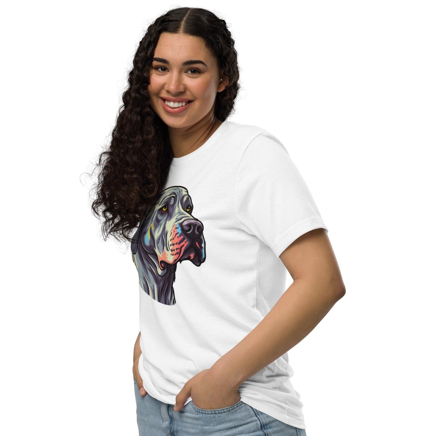 Hippo - Women's dog graphic staple eco t-shirt - Hippo