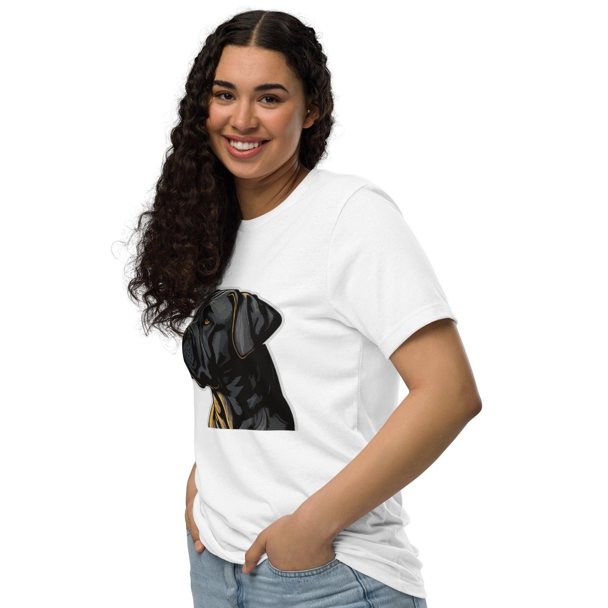 Hippo – Women dog graphic staple eco t-shirt - Hippo