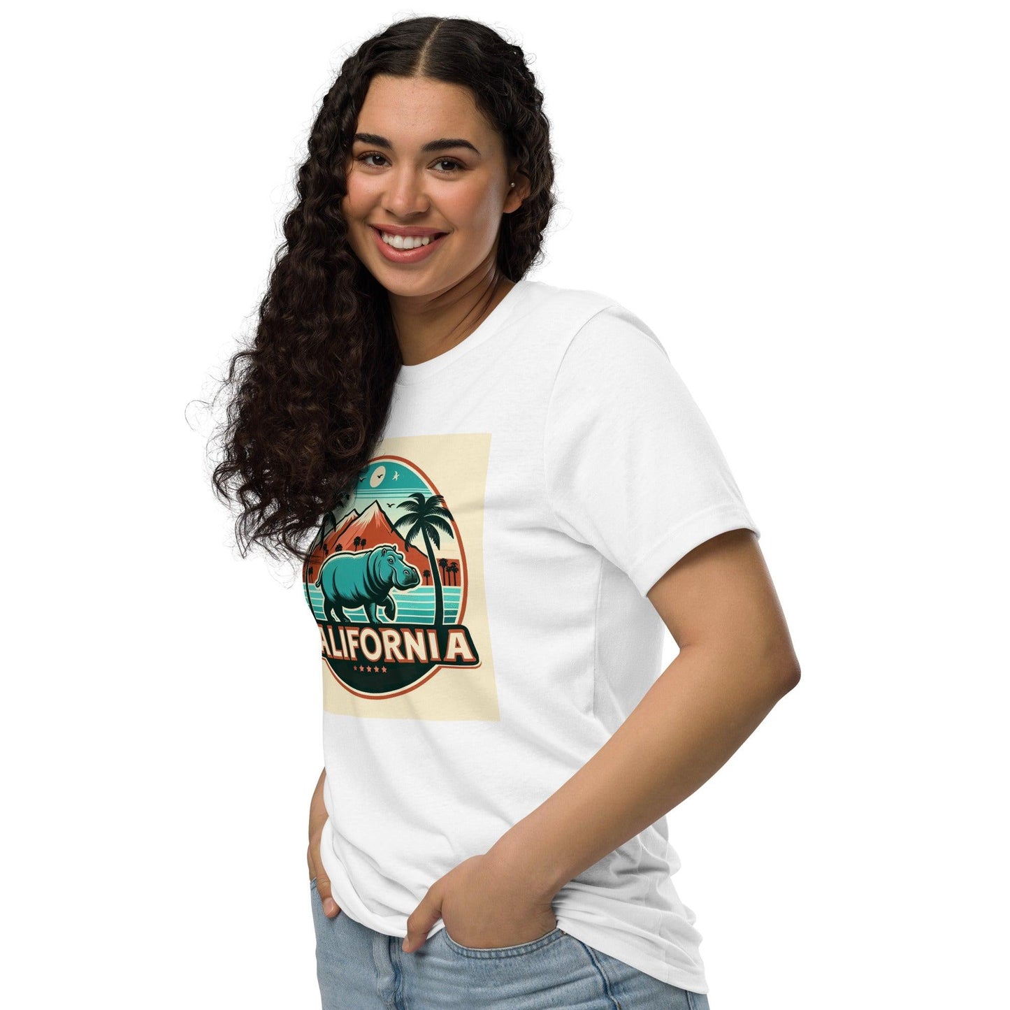 Hippo - Women's California staple eco t-shirt - Hippo