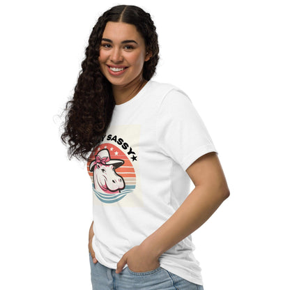 Hippo - Women Stay Sassy staple eco t-shirt - Hippo