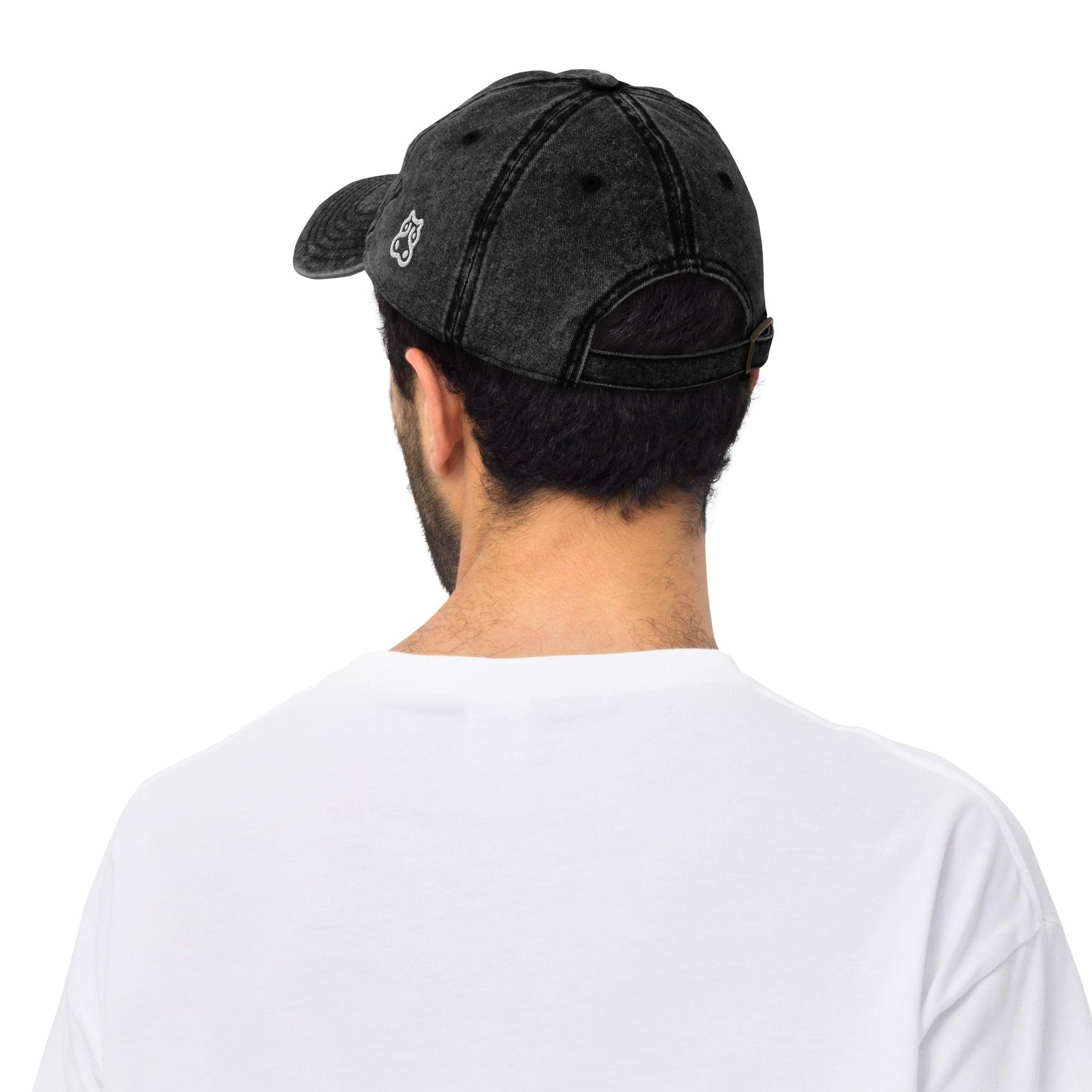 Hippo - Embraided Vintage Cotton Twill Cap - Hippo